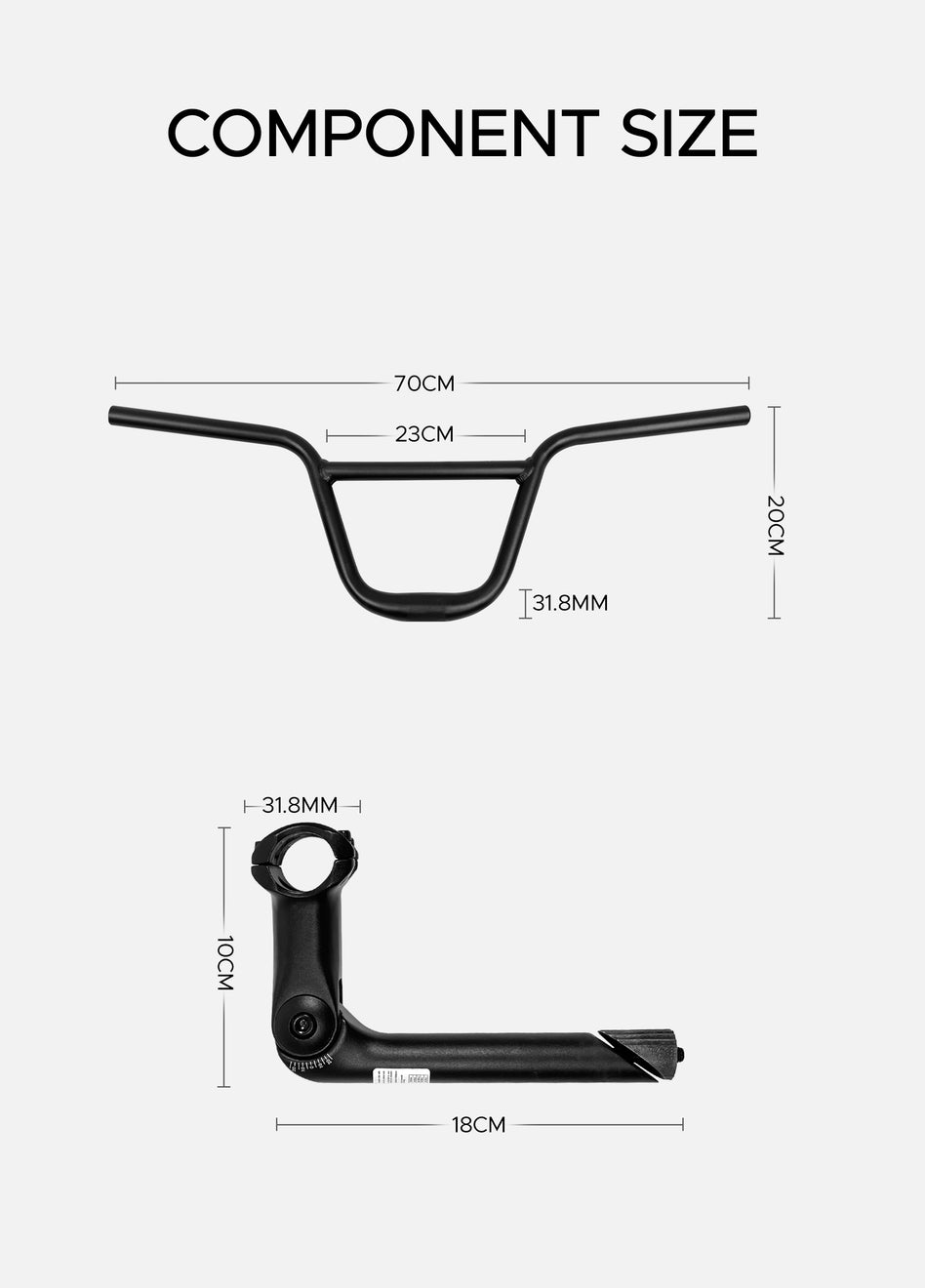 Kierownica BMX do EP-2 Boost/EP-2 Pro/Engine X