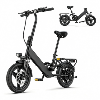 Hillmiles Mile 1 Ultrakompaktes Klapp-E-Bike | 250W Motor | 36V 10.4Ah | 60km Reichweite